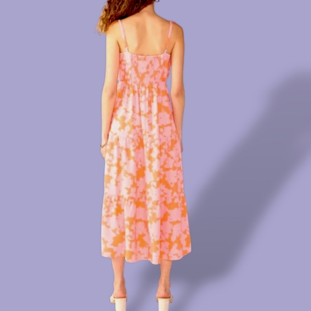 ⭐NWT!!! Social Standard by Sanctuary Women's Tiered Midi Sundress - Picture 6 of 12